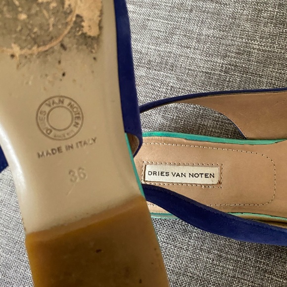 DRIES VAN NOTEN SLING BACK FLATS - Picture 8 of 8